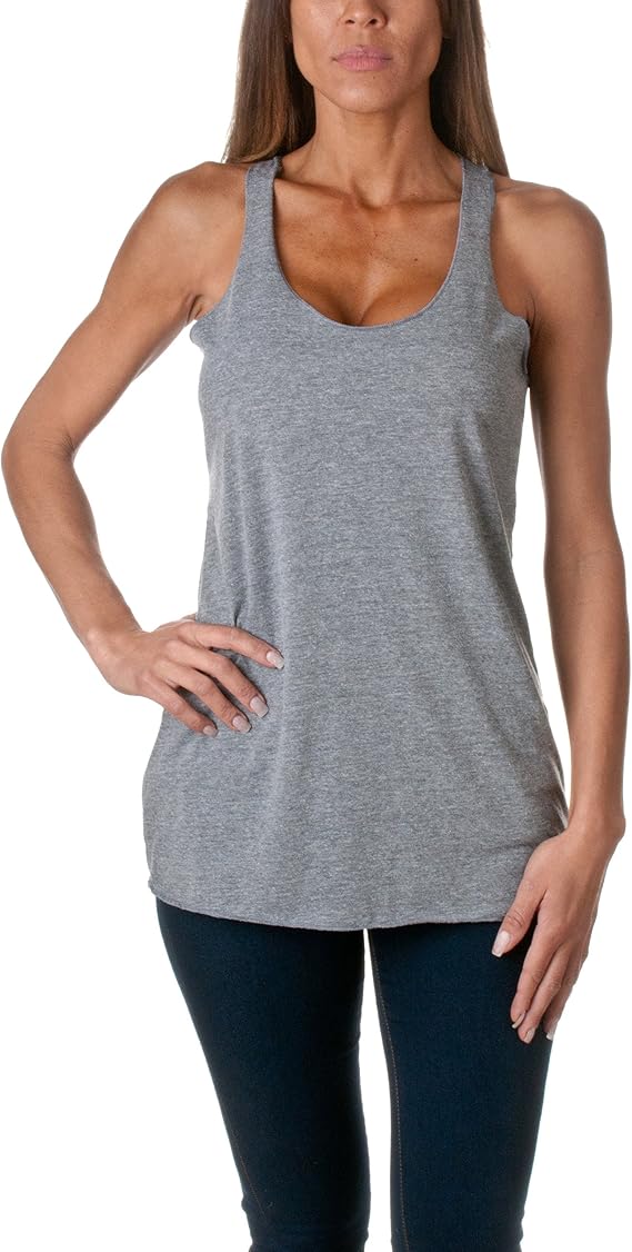 Next Level Ladies' Triblend Racerback Tank XS PREMIUM HEATHER