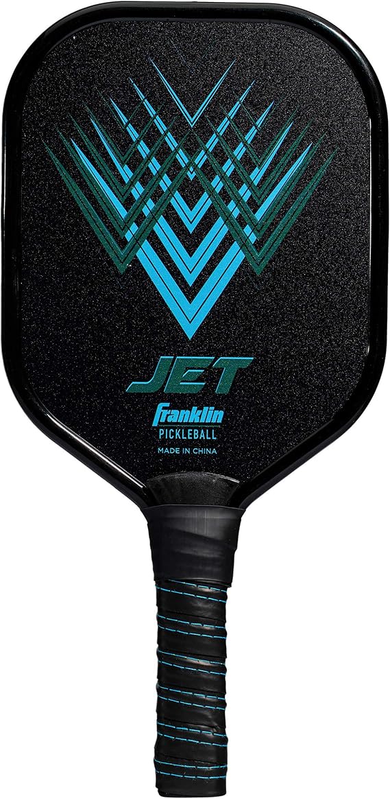 Franklin Sports Pickleball Paddle - Titus + Jet Aluminum Plated Paddles - USA Pickleball (USAPA) Approved Paddle