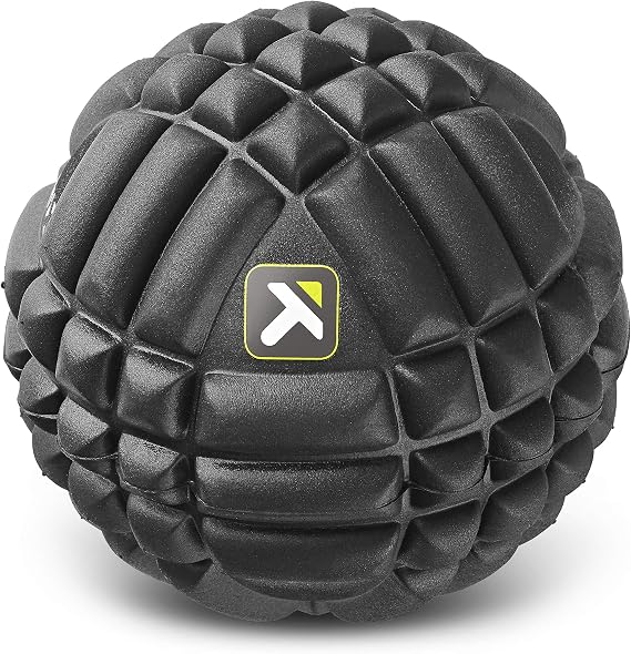 TRIGGERPOINT Performance Grid X Massage Ball for Deep Tissue Massage and Exercise Recovery, Black