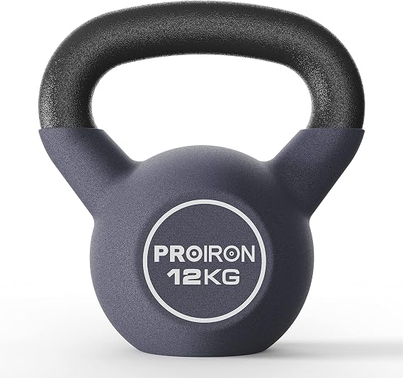 PROIRON Cast Iron/Neoprene Coated kettlebell Weight for Home Gym Fitness & Weight Training (4KG-24KG)