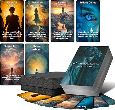 Spill The Beans Oracle Cards, Revealing Secrets Oracle Cards Deck for Beginner with Meanings on Them