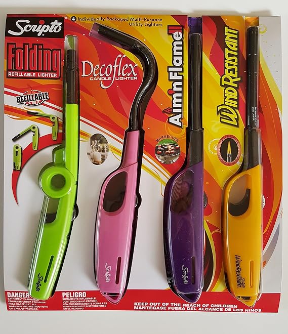 Scrip 4PK Lighter Combo