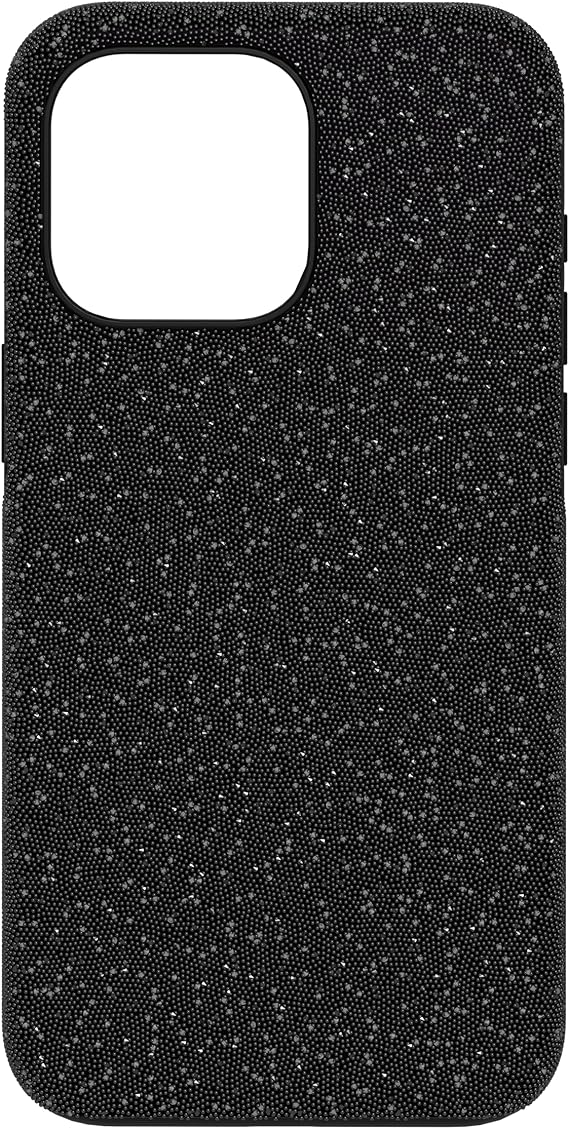 Swarovski High Smartphone Case for iPhone 15 Pro Max, Black Crystals, Part of the High Collection