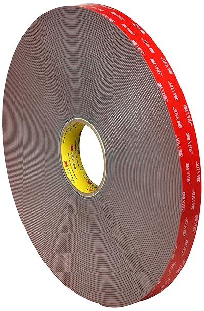 3M VHB Tape 4991, 3/8" x 5 yards, Gray, Double-Sided, Permanent, High Strength, Long-Term Durability